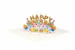 3D přání Happy Birthday