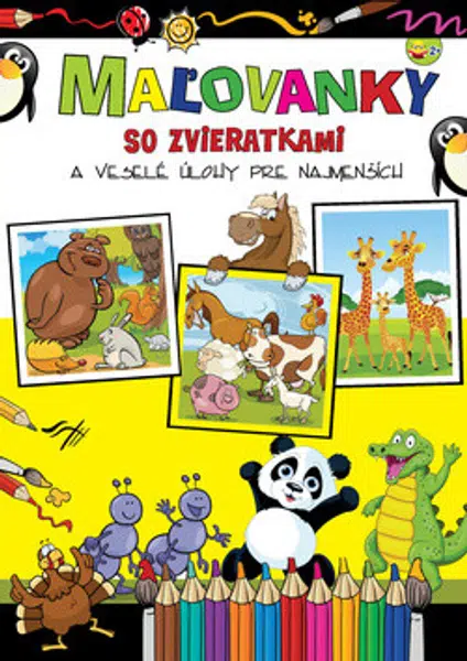 Maľovanky so zvieratkami a veselé úlohy pre najmenších