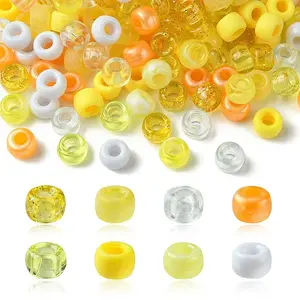 8 Styles Plastic Pearlized Beads