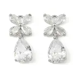 Brass Micro Pave Cubic Zirconia Pendants