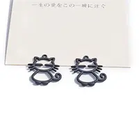 Spray Painted Alloy Pendants