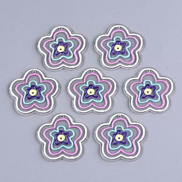 Transparent Acrylic Pendants