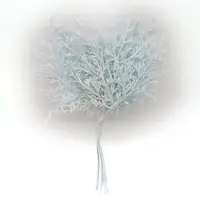 Plastic Artificial Frost Leaves for Wedding Christmas Decoration