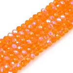 Electroplate Glass Beads Strands