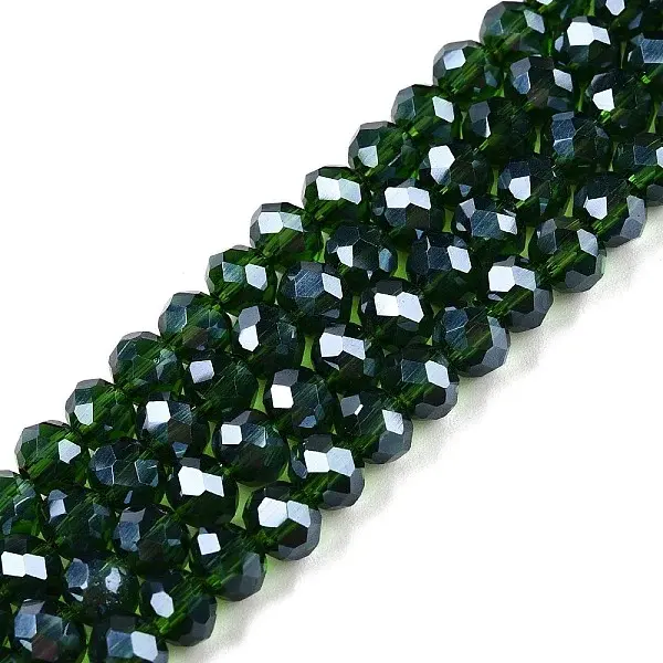 Electroplate Glass Beads Strands