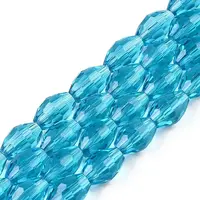 Transparent Glass Beads Strands