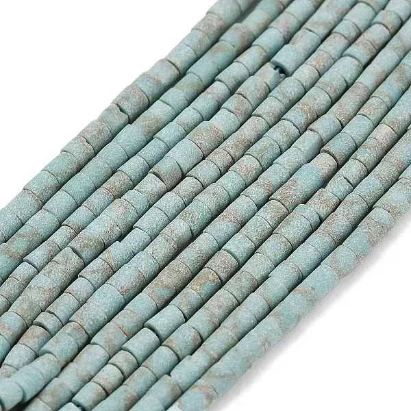 Dyed Synthetic Turquoise Beads Strands