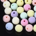Flocky Acrylic Beads
