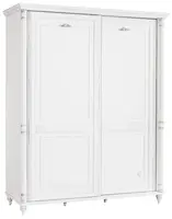 Šatní skříň s posuvnými dveřmi carmen - bílá