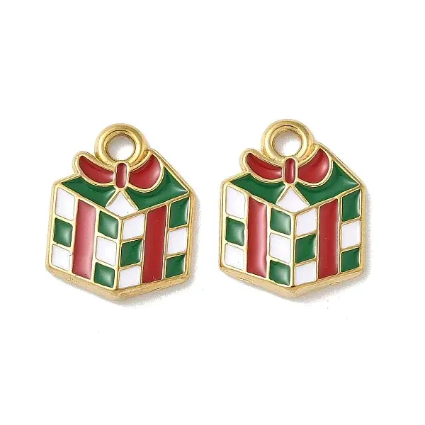 304 Stainless Steel Enamel Pendants