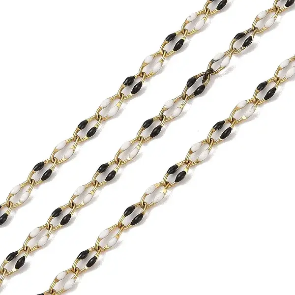 Ion Plating(IP) 304 Stainless Steel Enamel Link Chain