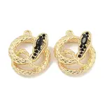 Brass Micro Pave Cubic Zirconia Pendants