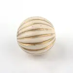 Round Plating Acrylic Beads