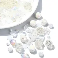 120Pcs 12 Styles Mixed Styles Acrylic Beads