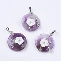 Natural Amethyst Pendants
