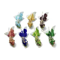 Brass Cloisonne Pendants