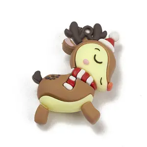 PVC Plastic Christmas Style Big Pendants