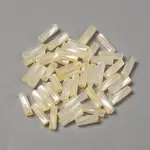 Opaque Colours Glass Twist Bugle Beads