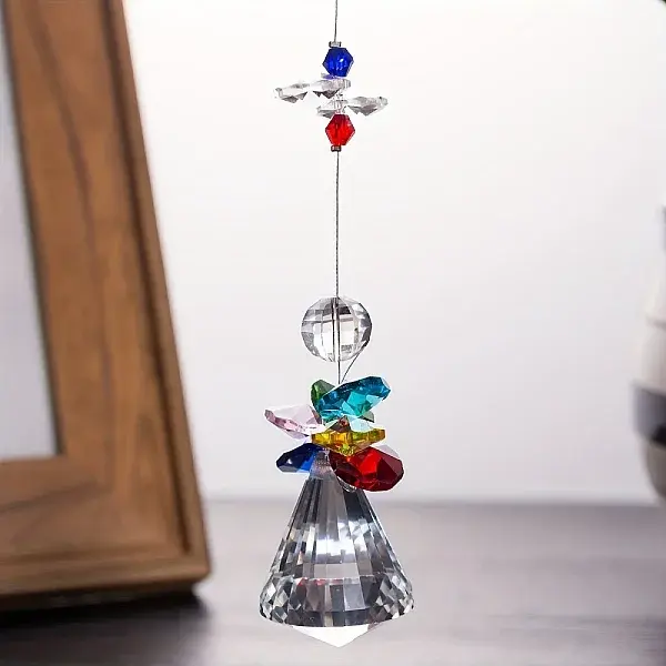 Angle Glass Hanging Ornaments