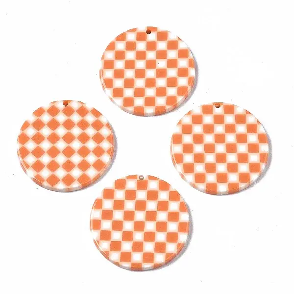 Opaque Cellulose Acetate(Resin) Pendants