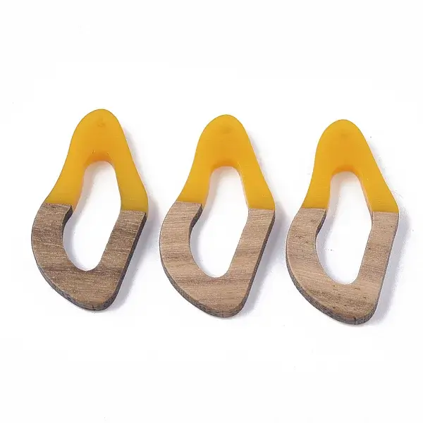 Resin & Walnut Wood Pendants