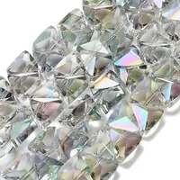 Electroplate Glass Beads Strands