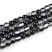 Baking Painted Transparent Glass Beads