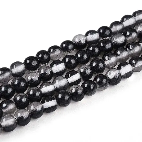 Baking Painted Transparent Glass Beads