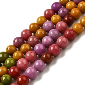 Dyed Natural Malaysia Jade Beads Strands