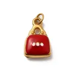 304 Stainless Steel Enamel Pendants Ion Plating(IP)