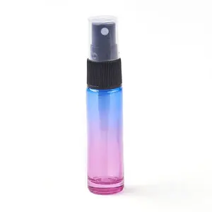 10ml Glass Gradient Color Refillable Spray Bottles