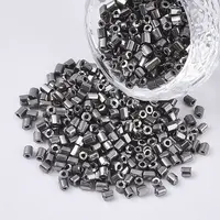 8/0 Two Cut Glass Seed Beads