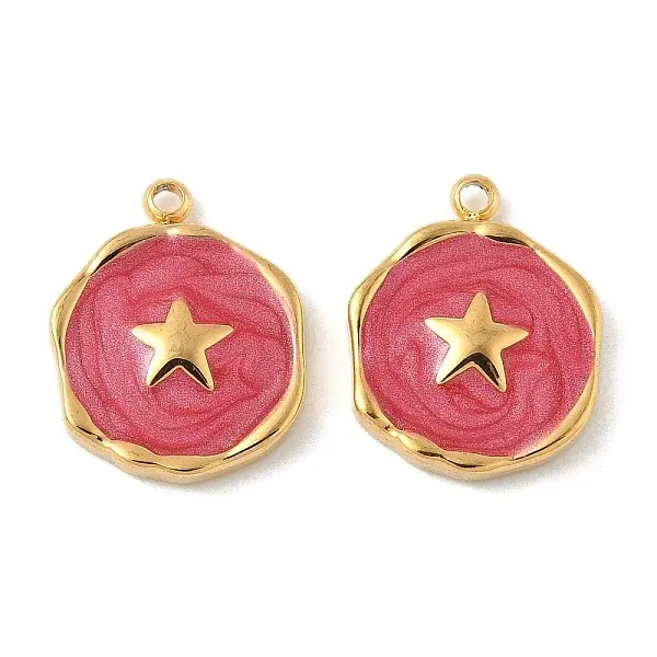 304 Stainless Steel Enamel Charms