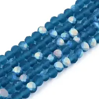 Transparent Glass Beads Strands