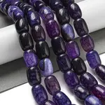 Natural Dragon Veins Agate Beads Strands