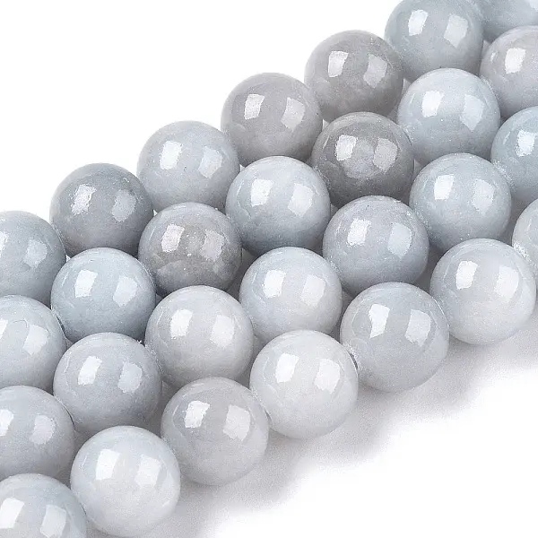 Natural Dyed Yellow Jade Beads Strands