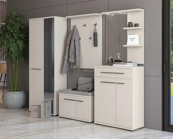 Předsíňová sestava iii baptiste - béžová