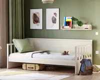 Postel s odnímatelnou zábranou fairy - dub světlý