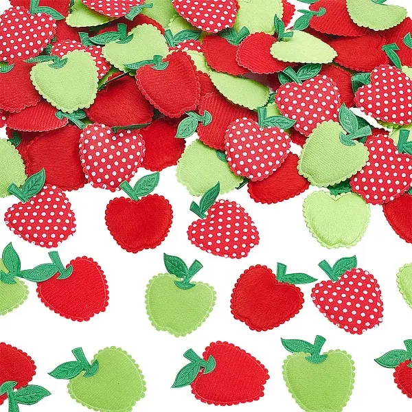 80Pcs 3 Style Plush Cloth Ornament Accessories