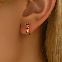 Elegant Brass Hoop Earrings