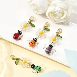 Handmade Lampwork Bees Pendant Decorations
