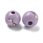 Natural Wood European Beads