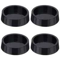 4Pcs Plastic Antislip Furniture Wheel Stopper