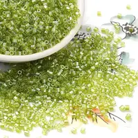 Transparent Colours Luster Glass Seed Beads