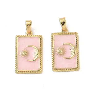 Brass Enamel Pendants