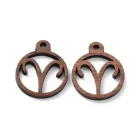 Walnut Wood Laser Cut Pendants