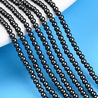 Baking Painted Pearlized Glass Pearl Bead Strands