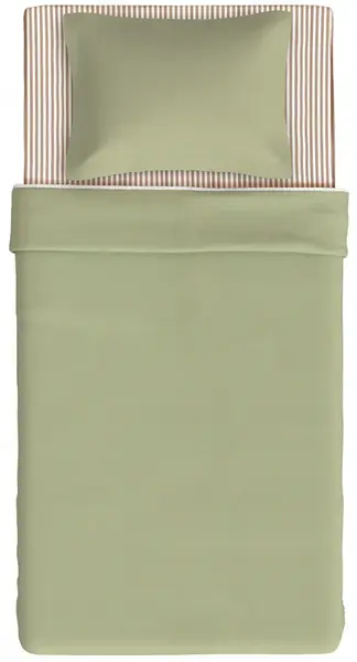 Set obliečok 160x220cm habitat - zelená/oranžová