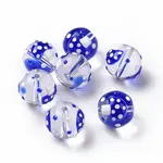 Glass with Enamel Beads