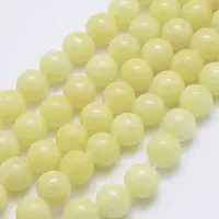Natural Mashan Jade Round Beads Strands